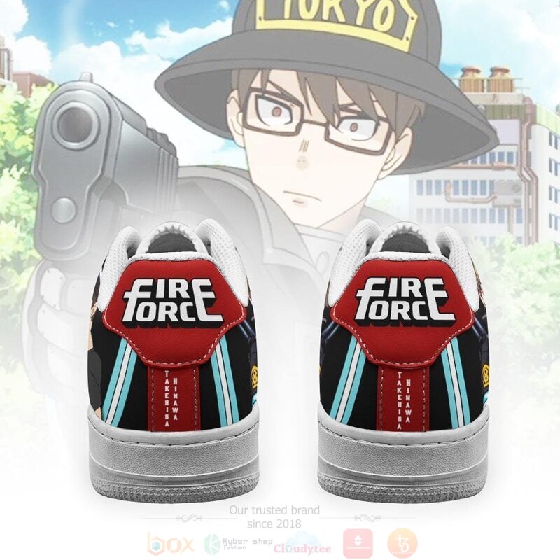 Fire Force Takehisa Hinawa Costume Anime Nike Air Force Shoes 3 Fire Force Takehisa Hinawa Costume Anime Nike Air Force Shoes 1 2