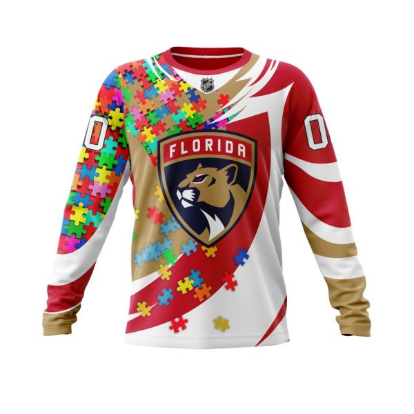 Florida Panthers Autism Awareness Personalized Red NHL 3d shirt, hoodie 4 Florida Panthers Autism Awareness Personalized Red NHL 3d shirt hoodie 1 2 3