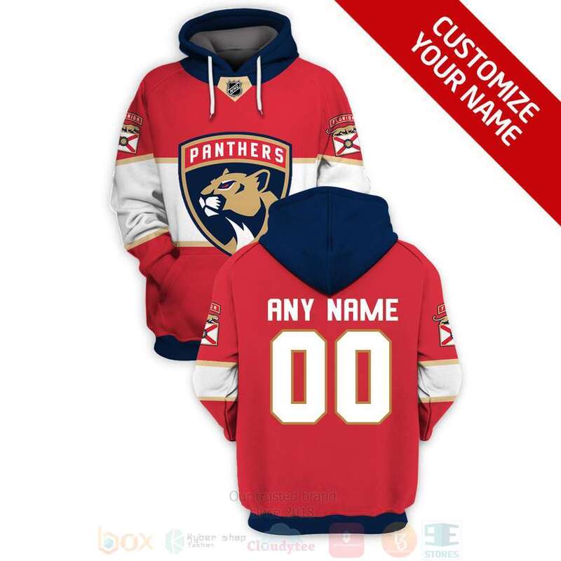 BEST Florida Panthers Personalized Red Full Printing 3D Hoodie, Shirt 1 Florida Panthers Personalized Red 3D Hoodie Shirt