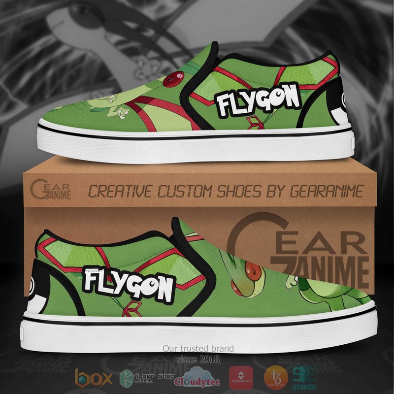 Flygon Pokemon Anime Slip On Shoes 1