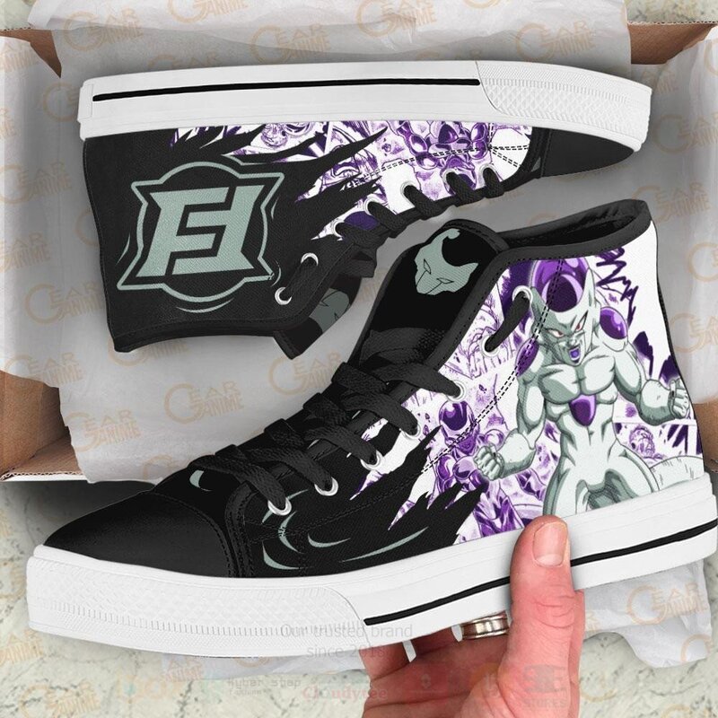 Frieza Custom Manga Anime Dragon Ball High Top Shoes 1