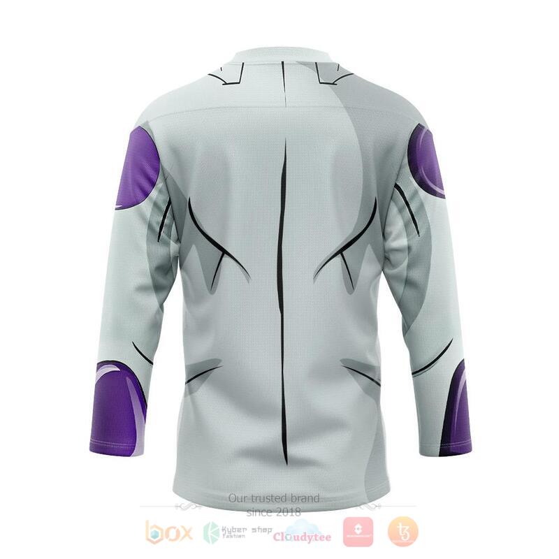 Frieza Dragon Ball Custom Hockey Jersey 2 Frieza Dragon Ball Custom Hockey Jersey 1