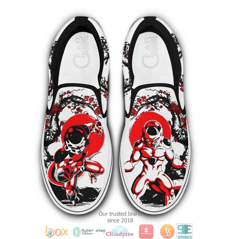 Frieza Japan Style Anime Dragon Ball Slip On Sneakers Shoes
