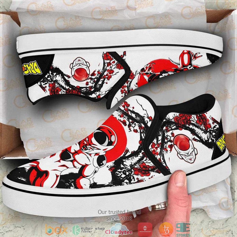 Frieza Japan Style Anime Dragon Ball Slip On Sneakers Shoes 1
