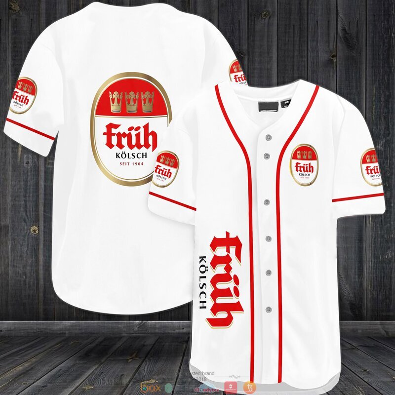 Fruh Kolsch beer Baseball Jersey