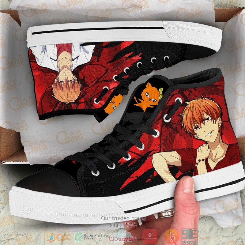 Fruit Basket Kyou Souma High Top Canvas Shoes 2 Fruit Basket Kyou Souma High Top Canvas Shoes 1