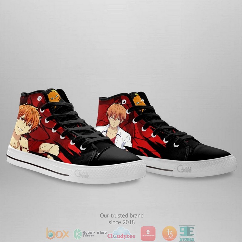 Fruit Basket Kyou Souma High Top Canvas Shoes 3 Fruit Basket Kyou Souma High Top Canvas Shoes 1 2