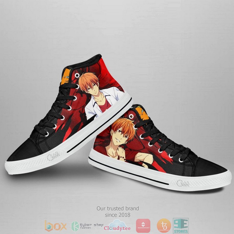 Fruit Basket Kyou Souma High Top Canvas Shoes 4 Fruit Basket Kyou Souma High Top Canvas Shoes 1 2 3