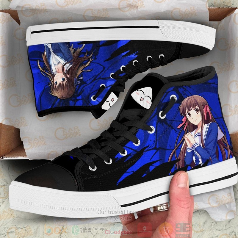 Fruit Basket Tooru Honda Anime Canvas High Top Shoes 1