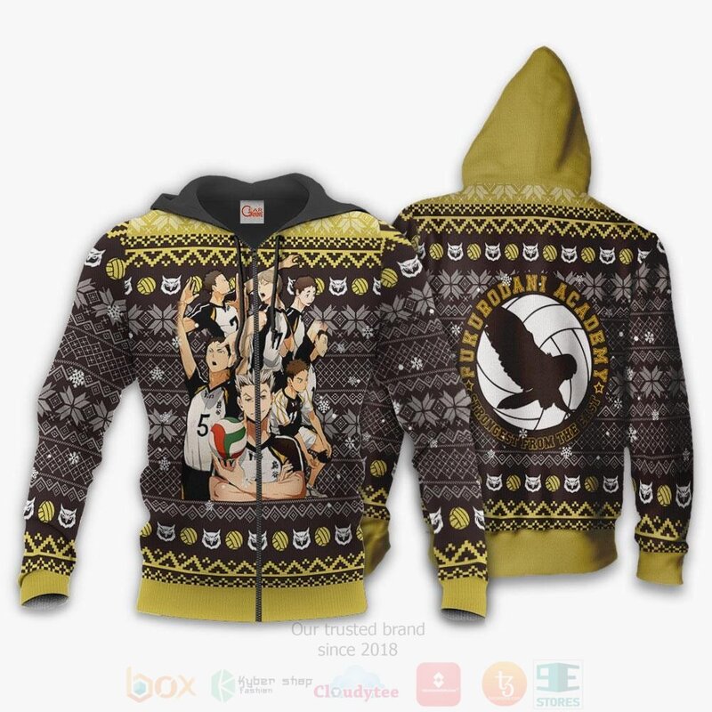 BEST Fukurodani Academy Haikyuu Anime 3D Hoodie, T-Shirt 2 Fukurodani Academy Haikyuu Anime 3D Hoodie Shirt 1