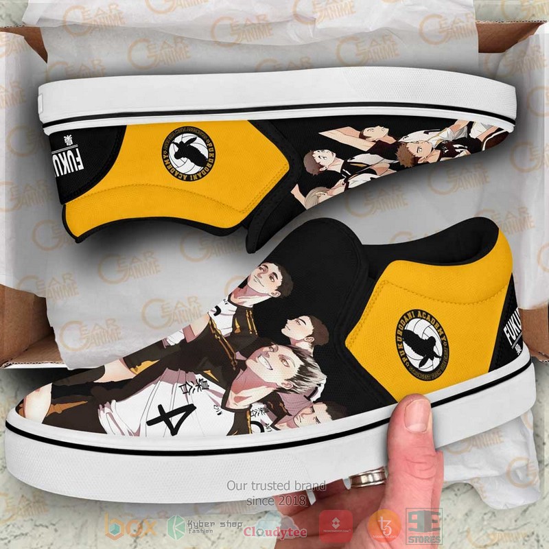 Fukurodani Anime Haikyuu Slip On Shoes 1