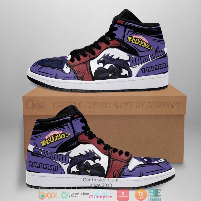 Fumikage Tokoyami Anime My Hero Academia Air Jordan High Top Shoes