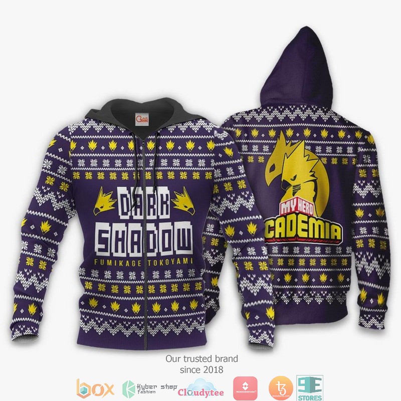 Fumikage Tokoyami Dark Shadow My Hero Academia 3d shirt hoodie 1