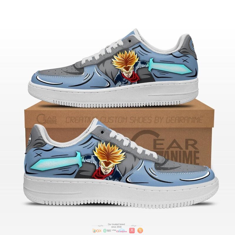 Future Trunks Anime Dragon Ball Nike Air Force Shoes