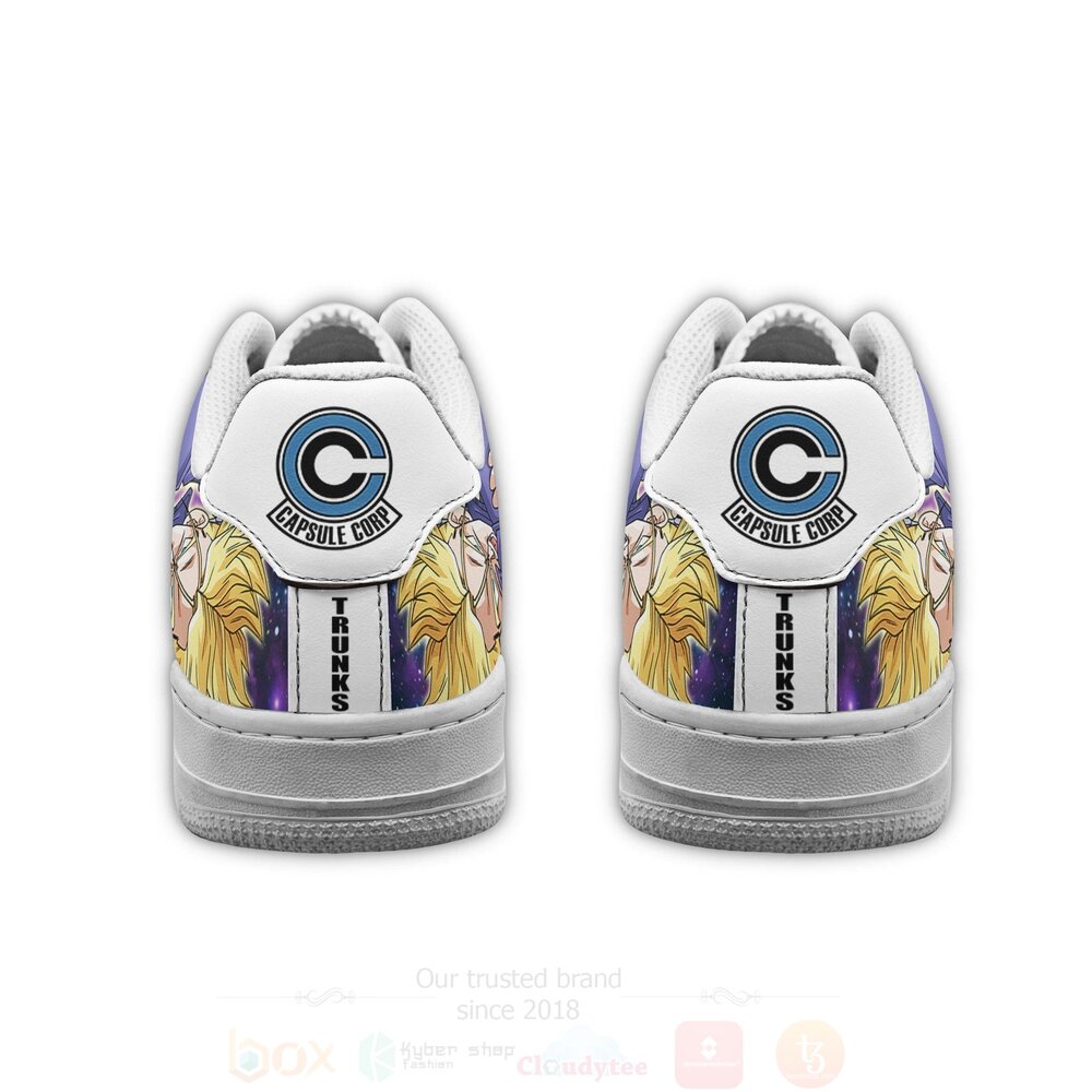 BEST Future Trunks Galaxy Custom Anime Dragon Ball Nike Air Force Shoes 3 Future Trunks Galaxy Custom Anime Dragon Ball NAF Shoes 1 2