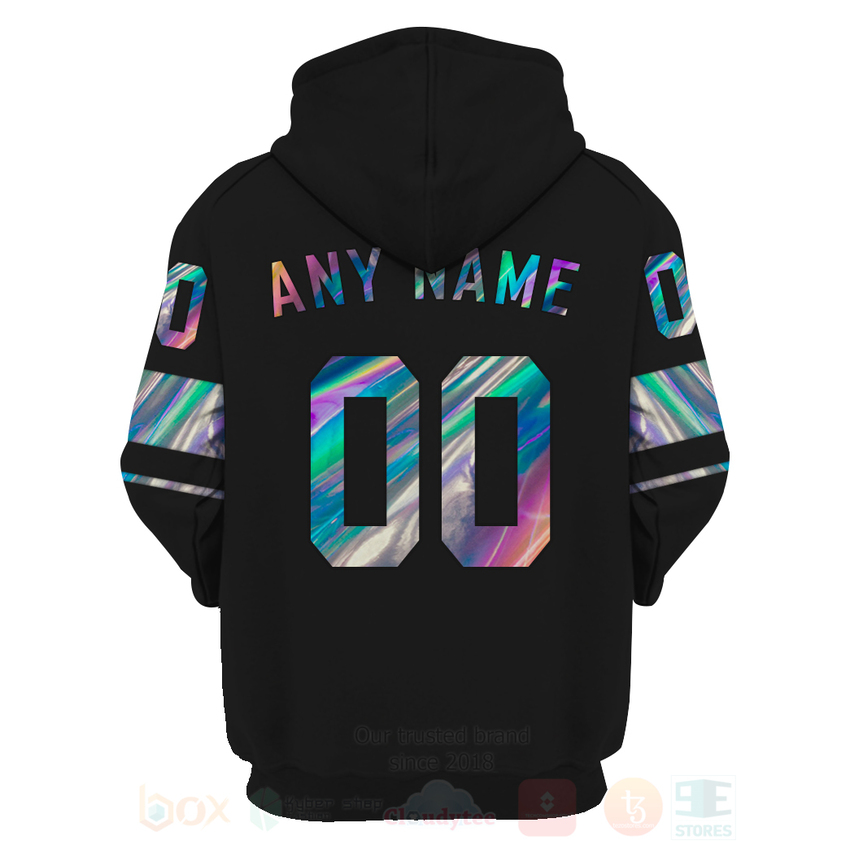 BEST NHL Toronto Maple Leafs Personalized Custom Black Unisex 3D Hoodie, Shirt 4 NHL Toronto Maple Leafs Personalized Black 3D Hoodie Shirt 1 2 3