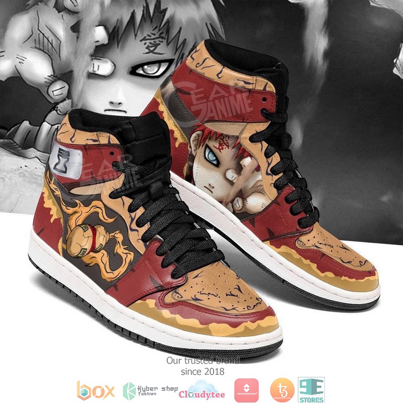 Gaara Anime Sand Village Air Jordan High top shoes
