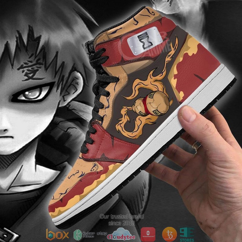 Gaara Anime Sand Village Air Jordan High top shoes 1 2 3
