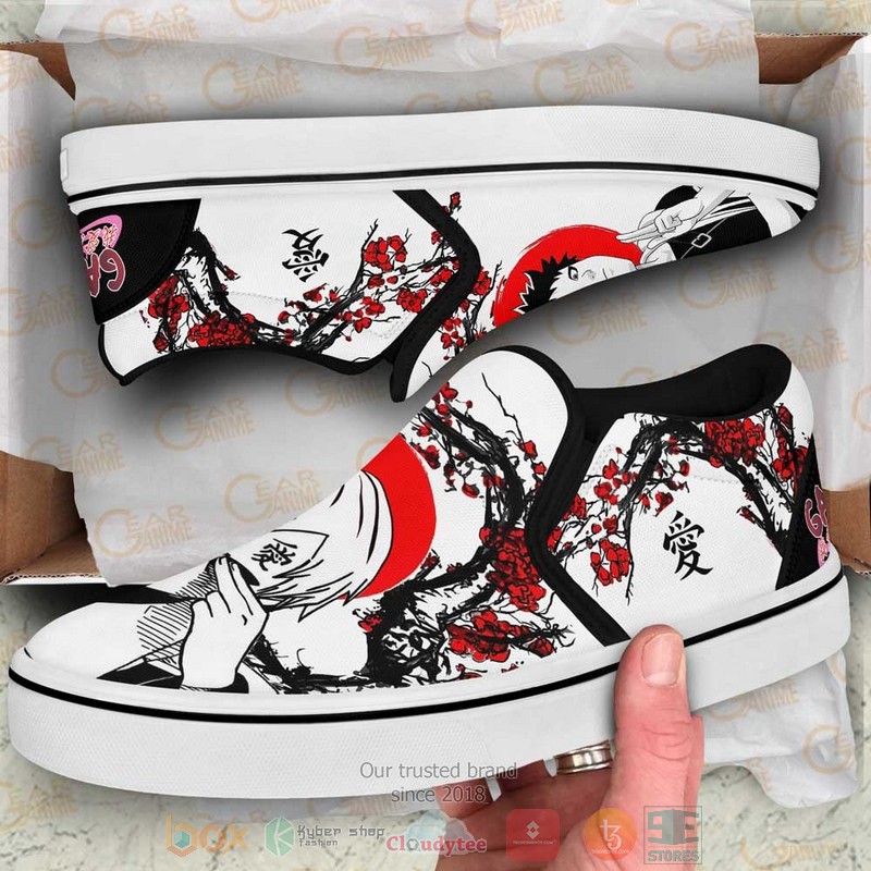 Gaara Japan Blossom Anime Slip On Shoes 1