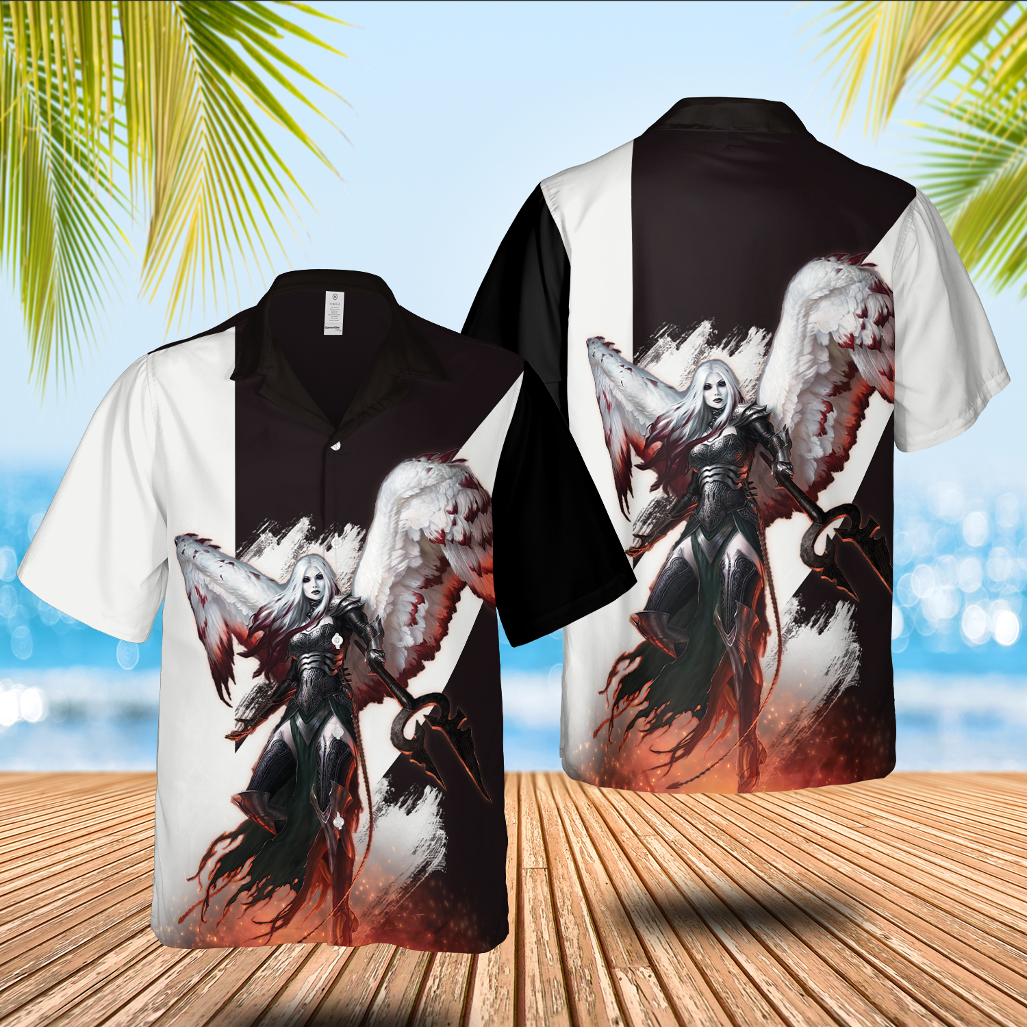 BEST Game MTG Avacyn Angel Of Hope Aloha Shirt 3 Game MTG Avacyn Angel Of Hope Hawaiian Shirt
