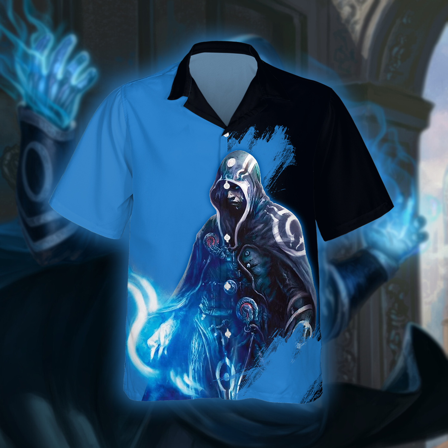 Game MTG Jace the Mind Sculptor Blue Hawaiian Shirt