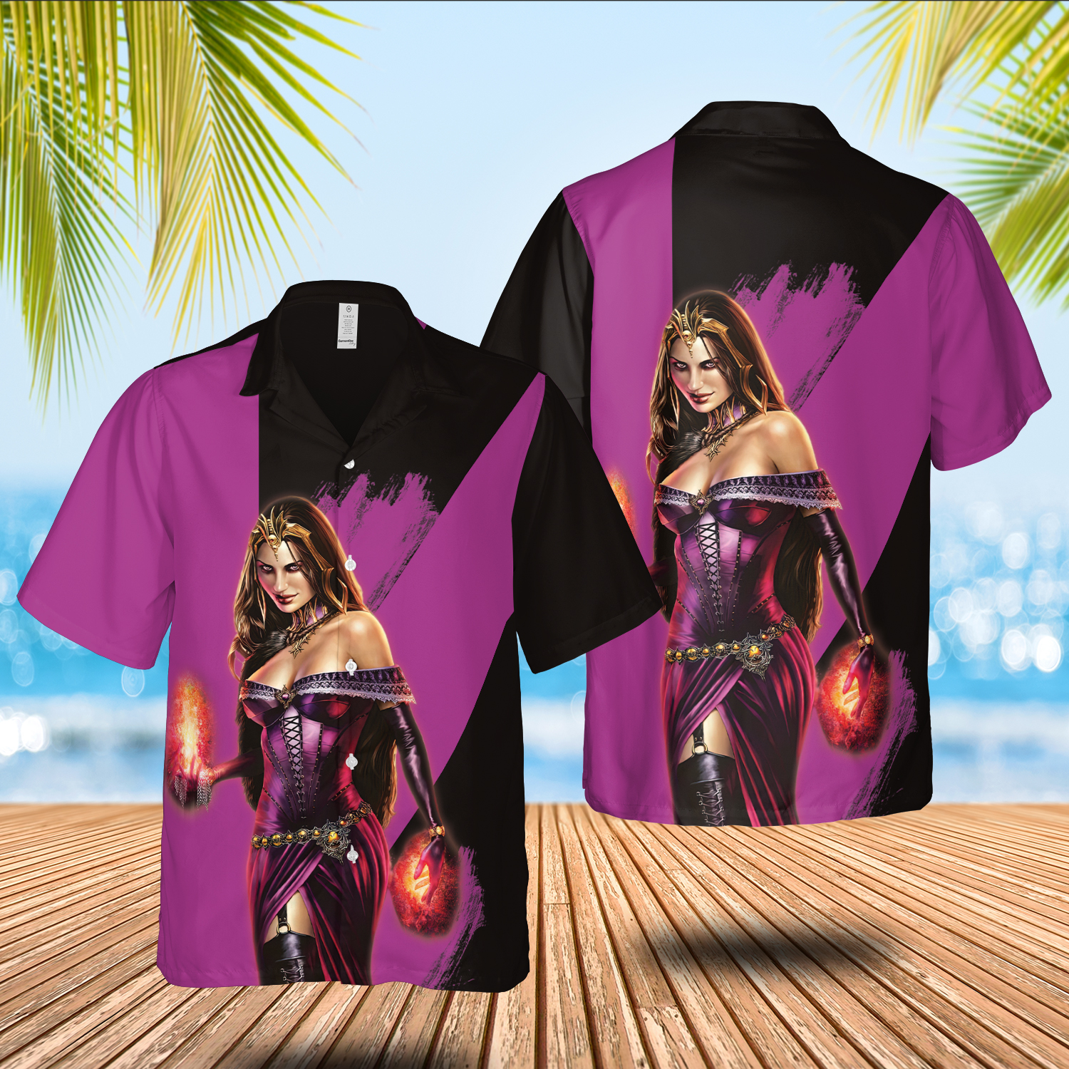 Game MTG Liliana Of The Veil Hawaiian Shirt
