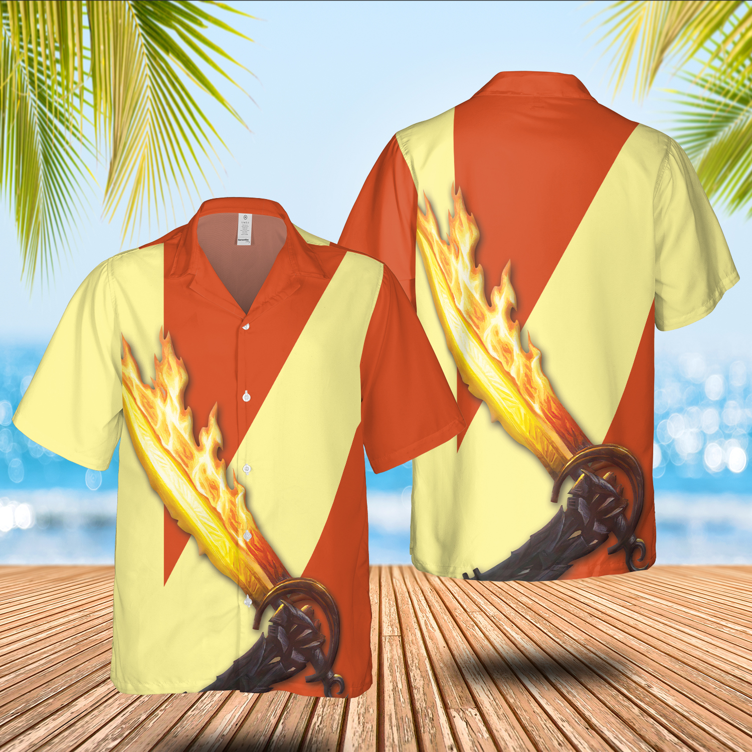 Game MTG Sword of War and Peace Hawaiian Shirt