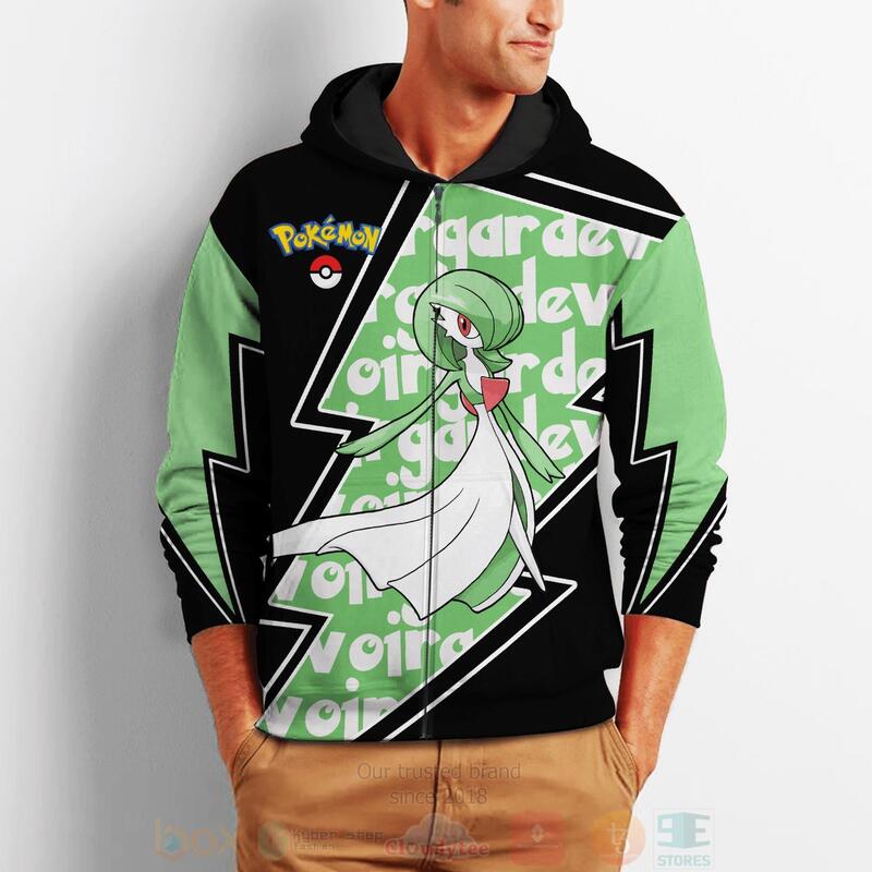 BEST Gardevoir Costume Pokemon Anime 3D Hoodie, T-Shirt 2 Gardevoir Costume Pokemon Anime 3D Hoodie Shirt 1