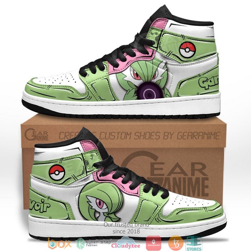 Gardevoir Pokemon Anime Air Jordan High top shoes