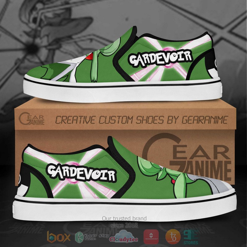 Gardevoir Pokemon Anime Slip On Shoes 1