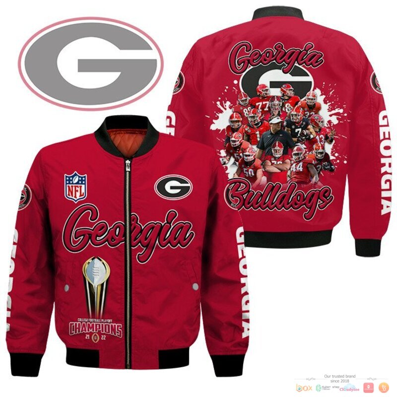 Georgia Bulldogs players NFL Bomber Jacket