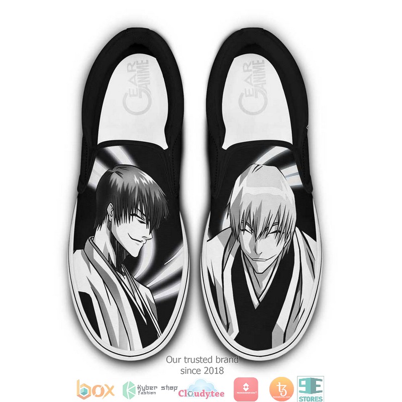 Gin Ichimaru Anime Bleach Slip On Sneakers Shoes