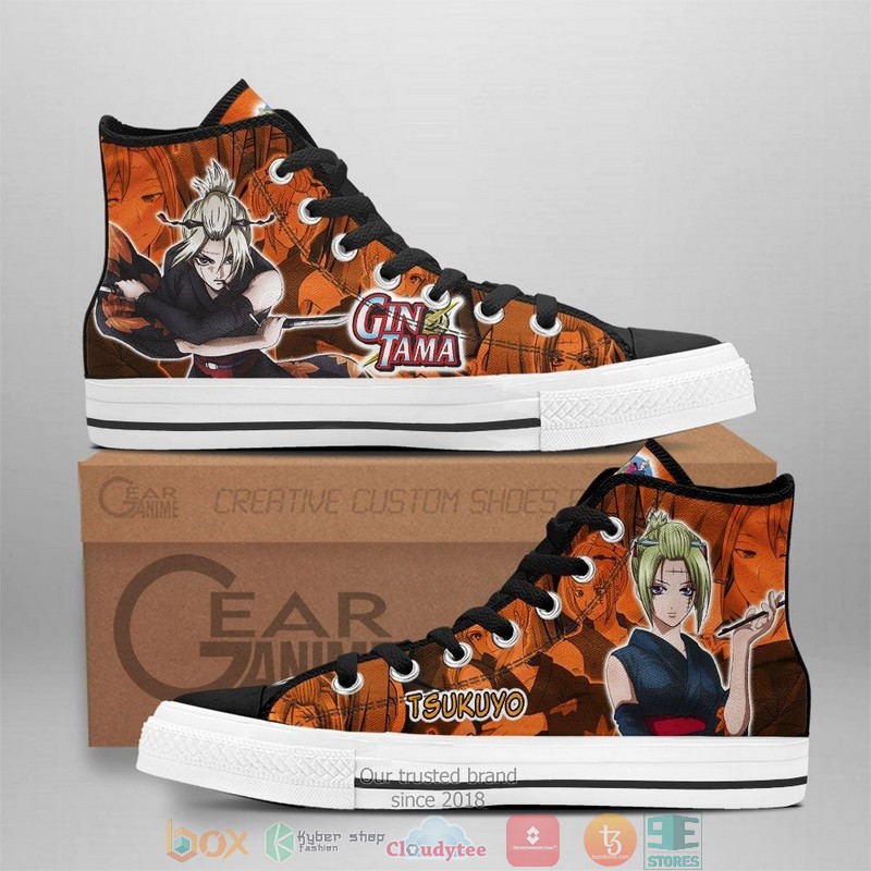 Gintama Tsukuyo Gintama High Top Canvas Shoes