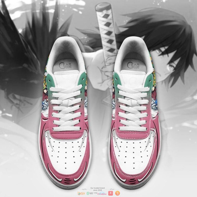 Giyu Tomioka Anime Demon Slayer Nike Air Force Shoes 1 2 3