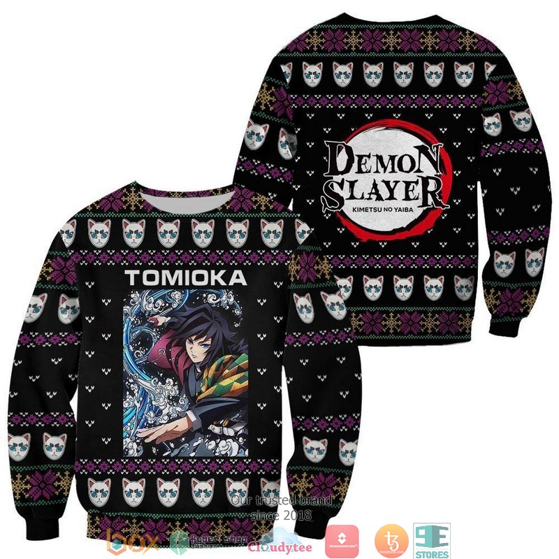Giyu Tomioka Demon Slayer Anime Clothes 3d shirt hoodie