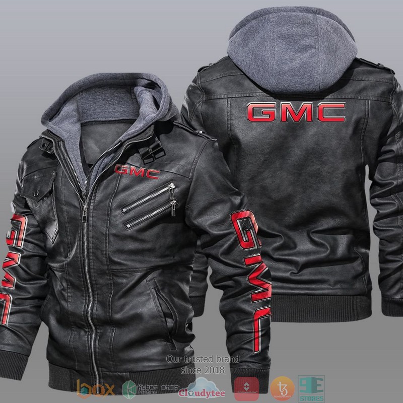 Gmc Car brand Leather Jacket