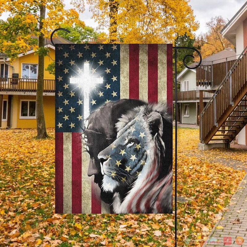 NEW God Lion American Flag 2 God Lion American Flag 1