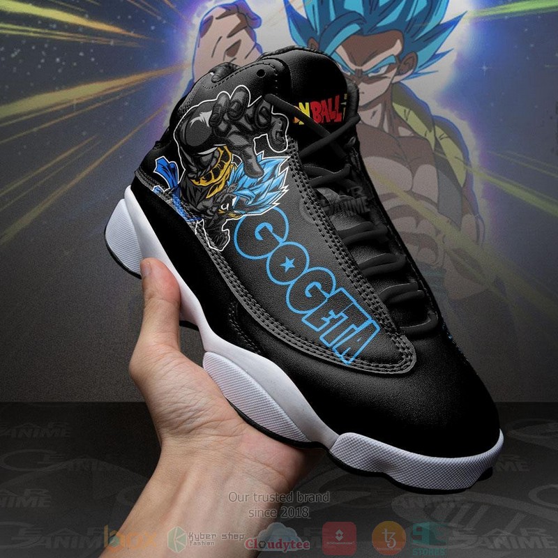 Gogeta Anime Dragon Ball Air Jordan 13 Sneaker Shoes 3 Gogeta Anime Dragon Ball Air Jordan 13 Shoes 1 2