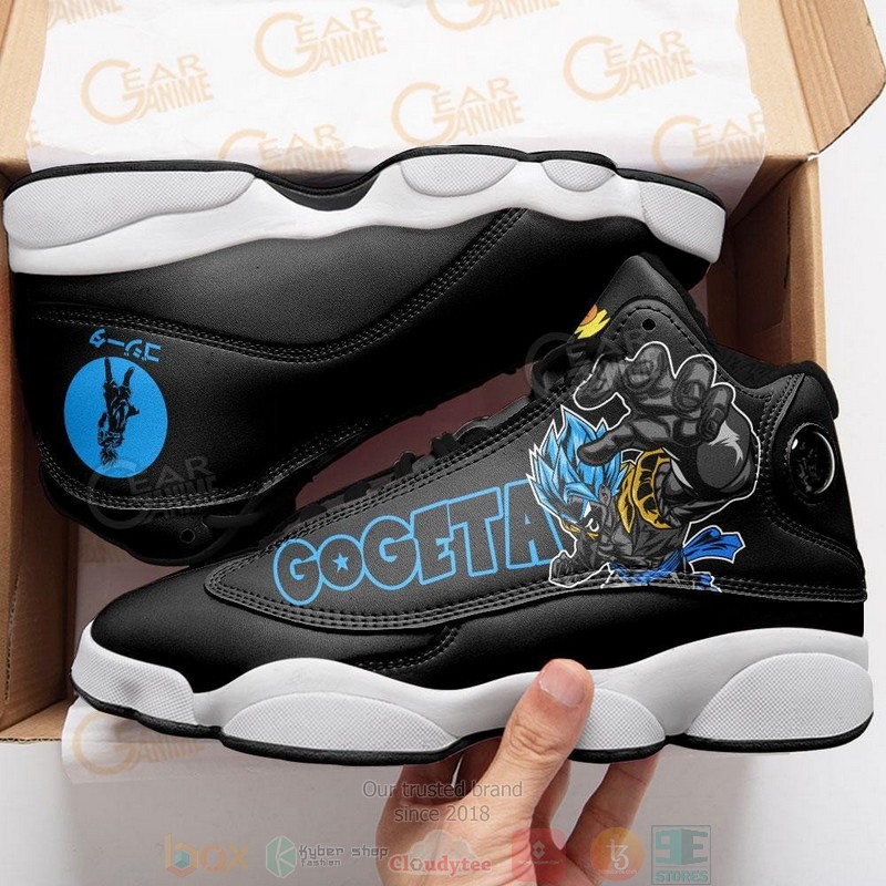 Gogeta Anime Dragon Ball Air Jordan 13 Sneaker Shoes 4 Gogeta Anime Dragon Ball Air Jordan 13 Shoes 1 2 3