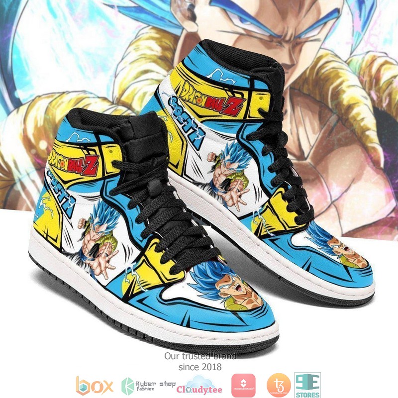 Gogeta Anime Dragon Ball Air Jordan High Top Shoes 1