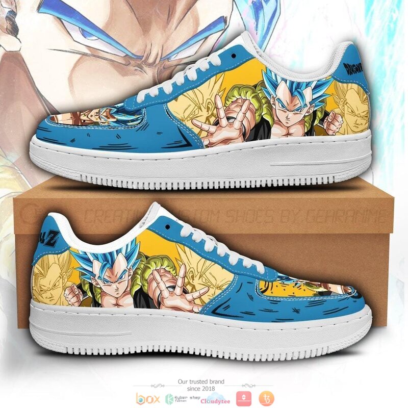 Gogeta Dragon Ball Anime Nike Air Force shoes