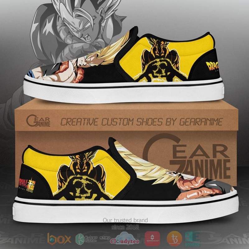 Gogeta Dragon Ball Anime Slip On Shoes 1