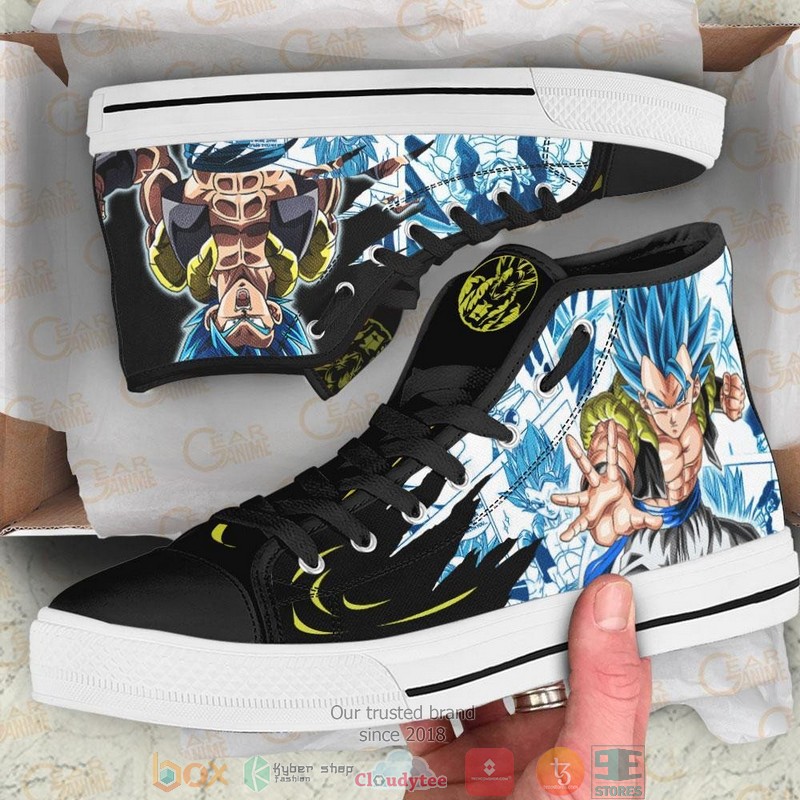 Gogeta Dragon Ball High Top Canvas Shoes 2 Gogeta Dragon Ball High Top Canvas Shoes 1