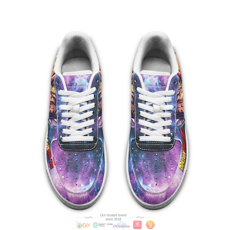 Gogeta Galaxy Anime Dragon Ball Nike Air Force Sneaker 2 Gogeta Galaxy Anime Dragon Ball Nike Air Force shoes 1