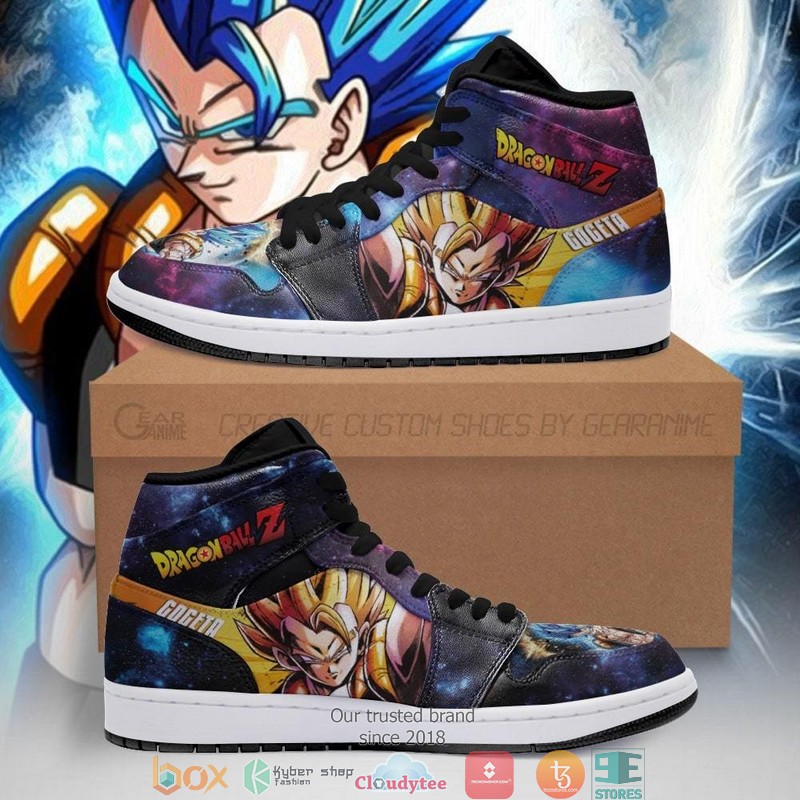 Gogeta Galaxy Dragon Ball Anime Air Jordan High Top Shoes