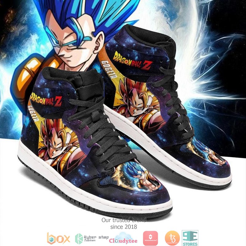 Gogeta Galaxy Dragon Ball Anime Air Jordan High Top Shoes 1