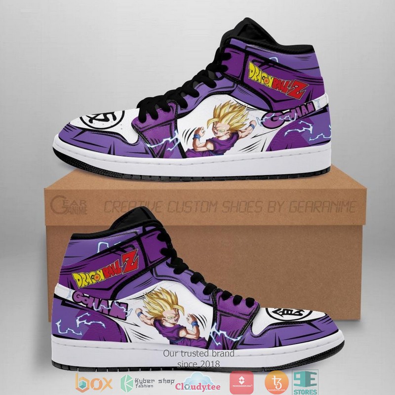 Gohan Anime Dragon Ball Air Jordan High Top Shoes 1