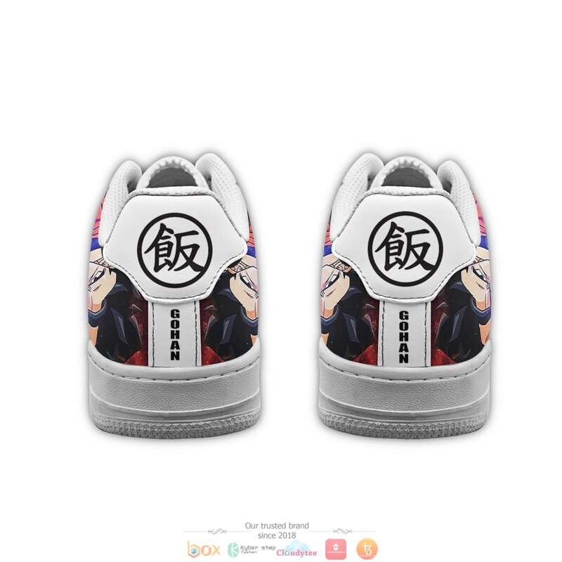 Gohan Anime Dragon Ball Nike Air Force Sneaker 3 Gohan Anime Dragon Ball Nike Air Force shoes 1 2
