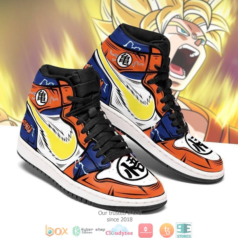 Goku Anime Dragon Ball Air Jordan High Top Shoes