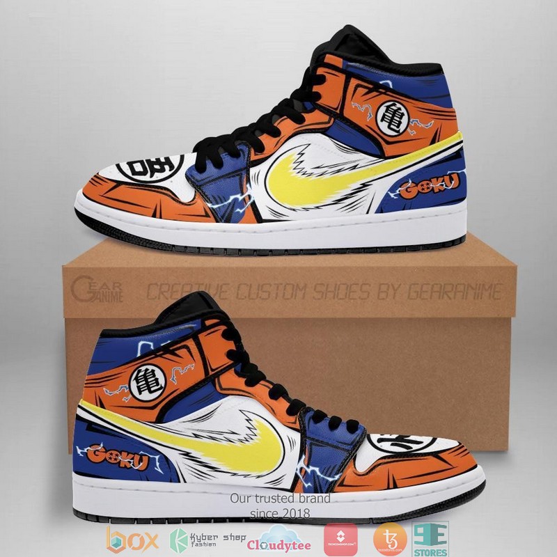 Goku Anime Dragon Ball Air Jordan High Top Shoes 1